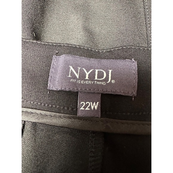 NYDJ Black Lift Tuck Technology Straight Leg Pants Women's Size 22W NEW - Picture 3 of 8